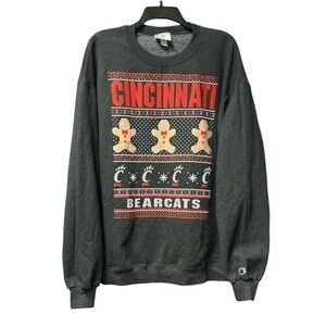 Champion Cincinnati Bearcats Unisex Crewneck Pullover Sweater Size 2XL